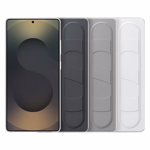 Samsung Standing Grip Case vāciņš, paredzēts Samsung Galaxy S25+, pelēks