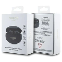Guess GUTWST50EK TWS Bluetooth austiņas + dokstacija - melnas Classic EST