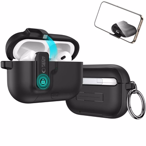 Tech-Protect Slim Hook Чехол для AirPods Pro 3 - чёрный