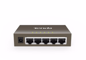 Tenda TEG1005D tīkla komutators Gigabit Ethernet (10/100/1000) pelēks