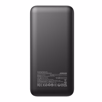 Portatīvais lādētājs Joyroom JR-PBF12 10000mAh 2,4A 2x USB-A 1x USB-C (melns)