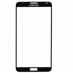 Ārējais ekrāna stikls priekš Samsung N9005 Note 3, melns, HQ