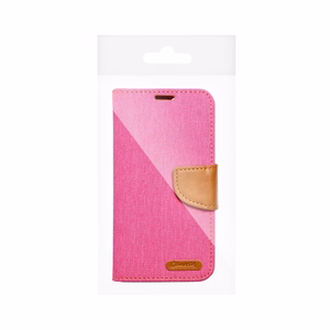 Flip case for Samsung A14 4G / A14 5G Canvas Book pink