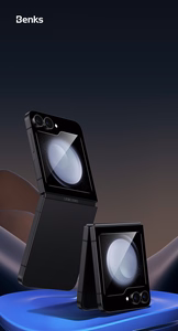 Benks Warrior HD rūdīts stikls priekš Samsung Galaxy Z Flip 6, melns