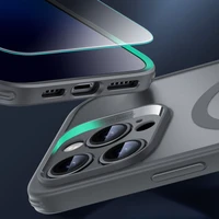 ESR Klasisks Pro komplekts Halolock Magnētiskais iPhone 16 Pro Max viedtālruņa apvalks - pelēks (m)