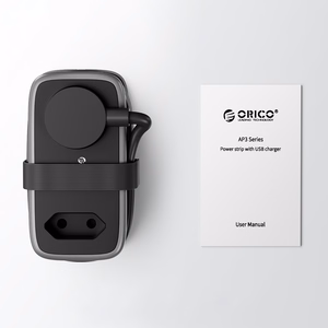 Orico AP3 65W GaN 6in1 strāvas sadalītājs 2x AC + 2x USB-A + 2x USB-C - melns