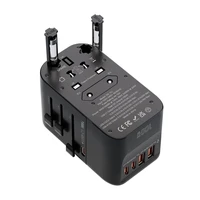 Blitzwolf BW-TA2 5-in-1 ceļojumu adapteris 2xUSB PD + 2xC QC + C GaN 100W