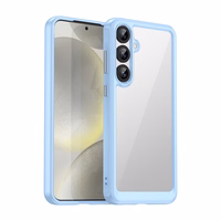 Kosmosa apvalks ar želejas rāmi Samsung Galaxy S25+ - zils