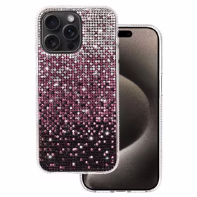 Viedtālruņa apvalks Tel Protect Diamantiskais iPhone 13 Pro Max bordo