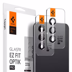 Spigen Glas.tR EZ Fit Optik aizsargstikls kamerai Samsung Galaxy S23 FE - melns, 2 gab.
