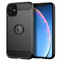 CARBON viedtālruņa apvalks IPHONE 12 MINI melns