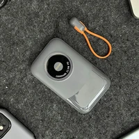 Dudao K21 Mini 10000mAh 22.5W USB-A / USB-C Portatīvais lādētājs (m) - pelēks