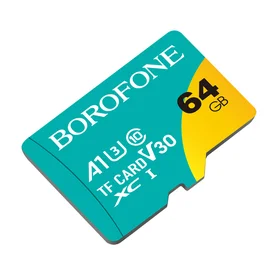 Borofone Atmiņas karte MicroSD 64GB SDHC Class10 95MB/s