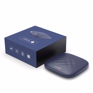 CARLINKIT bezvadu AI Box adapteris ar Android 13 – 8GB+128GB priekš oriģinālajiem automašīnas radiopaneliem ar CarPlay, zils