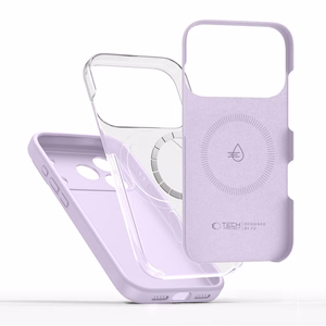 Tech-Protect Silicone MagSafe Чехол для iPhone 17 Pro - фиолетовый