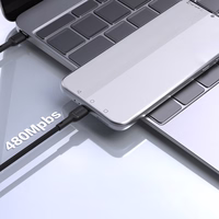 Dudao L9C 65W USB-C - USB-C kabelis 2m - melns