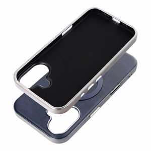 GENTLEMAN MAG COVER Viedtālruņa apvalks, saderīgs ar MagSafe, iPhone 11 tumši zils