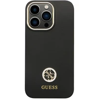 Guess GUHCP13XM4DGPK iPhone 13 Pro Max 6.7" melns/melns hardcase Silicone Logo Strass 4G