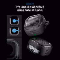 Spigen Rugged Armor maciņš Samsung Galaxy Buds 4 / 4 Pro - Matte melns