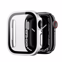 Rūdīta stikla korpuss Dux Ducis Hamo Apple Watch 41mm sudraba krāsā