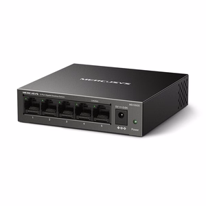 Mercusys MS105GS - galddatora komutators, 5 Gigabit porti, melns