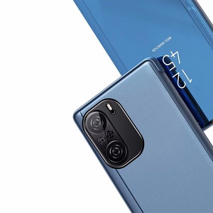 Viedtālruņa apvalks Clear View Xiaomi Redmi K40 Pro+ / K40 Pro / K40 / Poco F3 - rozā