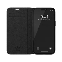 Adidas OR bukleta apvalks BASIC iPhone 12 Pro Max - melns un balts