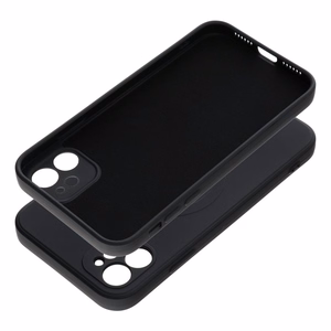 SILICONE MAG COVER viedtālruņa apvalks, saderīgs ar MagSafe, IPHONE 11 melns