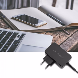 Qoltec 51024 mobile device charger Universal melns AC Fast charging Indoor