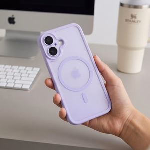 Tech-Protect MagPeak MagSafe CC  iPhone 17 vāciņš, matēti violets