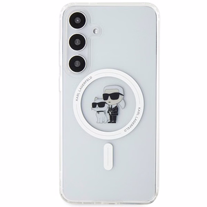 Karl Lagerfeld IML Karl&Choupette MagSafe vāciņš Samsung Galaxy S24 - caurspīdīgs