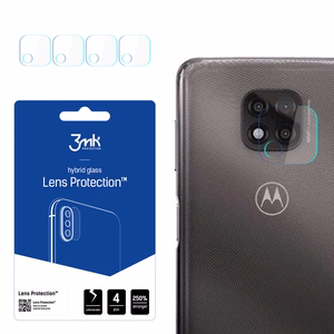 hibrīda stikls 3MK FLEXIBLE GLASS LENS MOTOROLA MOTO G POWER 2021 kamerai 4 gab..