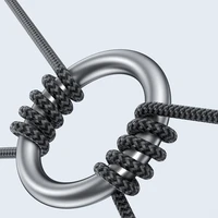 Benks kabelis D49 pīts - Type C uz Type C - PD 60W 3A 1,2 metri melns