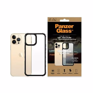 PanzerGlass ClearCase antibakterālais militārās klases sertificētais viedtālruņa apvalks iPhone 13 Pro Max - caurspīdīgs rozā