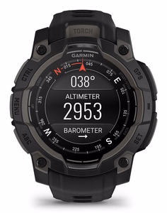 Garmin Instinct 3 AMOLED viedpulkstenis melns
