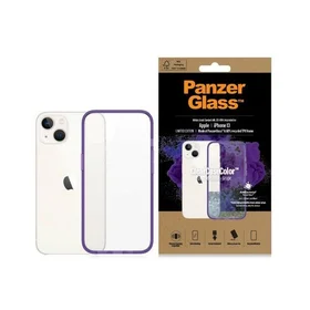 PanzerGlass ClearCase antibakteriālais viedtālruņa apvalks ar Military Grade sertifikātu iPhone 13 / 14 / 15 - caurspīdīgs violets