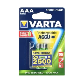 VARTA uzlādējamas baterijas R3 (AAA) 1000 mAh gatavas lietošanai 2 gab.