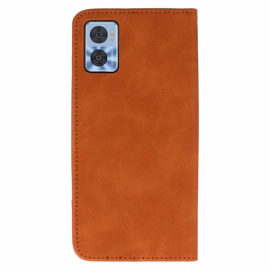 Wonder Prime viedtālruņa apvalks Motorola Moto E22/E22i brūns