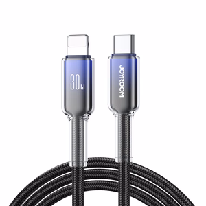 USB-C - Lightning kabelis Joyroom S-A42 30W 1.2m melns