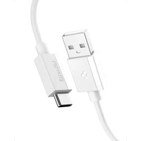 Spigen EB6010CC USB-C kabelis 60W 200 cm - balts