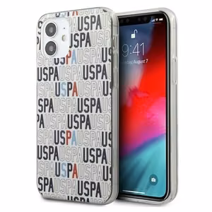 US Polo USHCP12SPCUSPA6 Logo Mania Collection vāciņš ierīcei iPhone 12 mini 5.4", balts