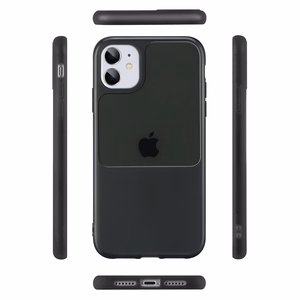 Viedtālruņa apvalks TEL PROTECT ar logu iPhone 11 Pro - melns