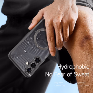 Viedtālruņa apvalks AIMO MAG saderīgs ar MagSafe SAMSUNG S25 FE melns