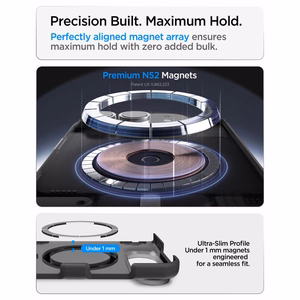Spigen Ultra Hybrid Pro MagSafe  iPhone Duo vāciņš, melns