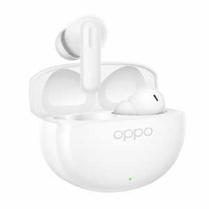 OPPO pilnībā bezvadu austiņas Enco Air5 Bluetooth, iekšauss, mikrofons, spīdīgi balta, trokšņa slāpēšana, bezvadu