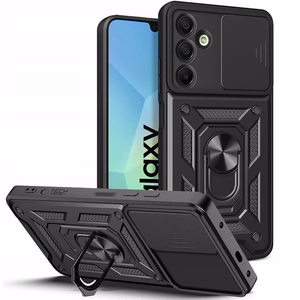 Tech-Protect CamShield Pro viedtālruņa apvalks Samsung Galaxy A17 4G / 5G - melns