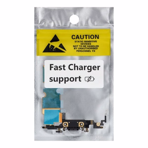 Uzlādes fleksis USB IPHONE 8G melns (lietots)