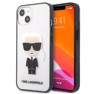 Karl Lagerfeld Iconik Karl чехол для iPhone 13 mini - прозрачный