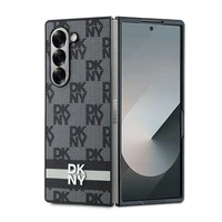 DKNY Viedtālruņa apvalks Samsung Galaxy Z Fold6 ar rakstainu rakstu – melns