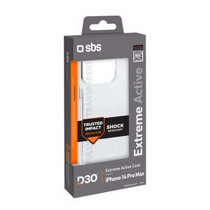 SBS D3O viedtālruņa apvalks iPhone 14 Pro Max - caurspīdīgs